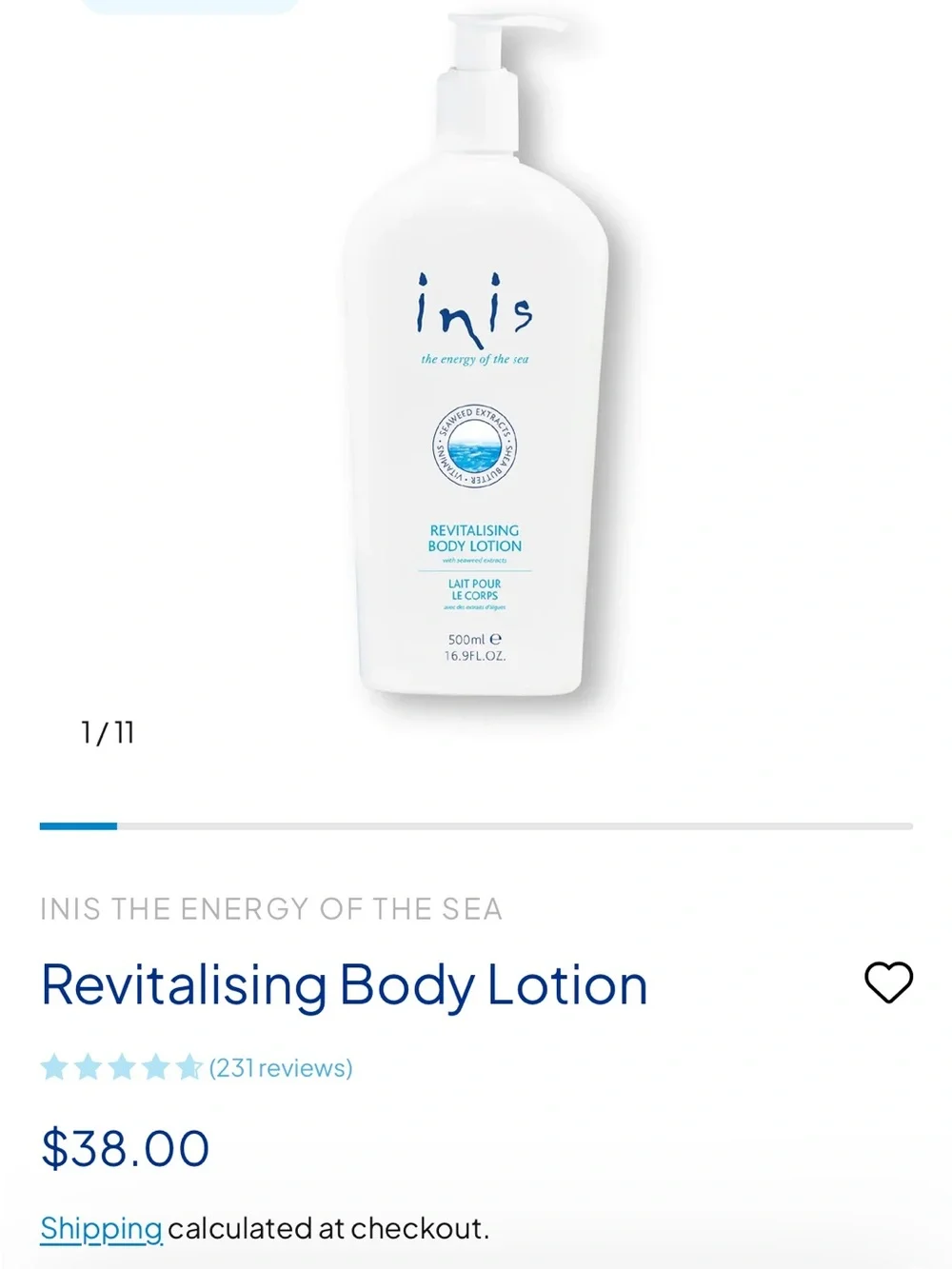 Inis Blue Revitalising Bath & Body Set